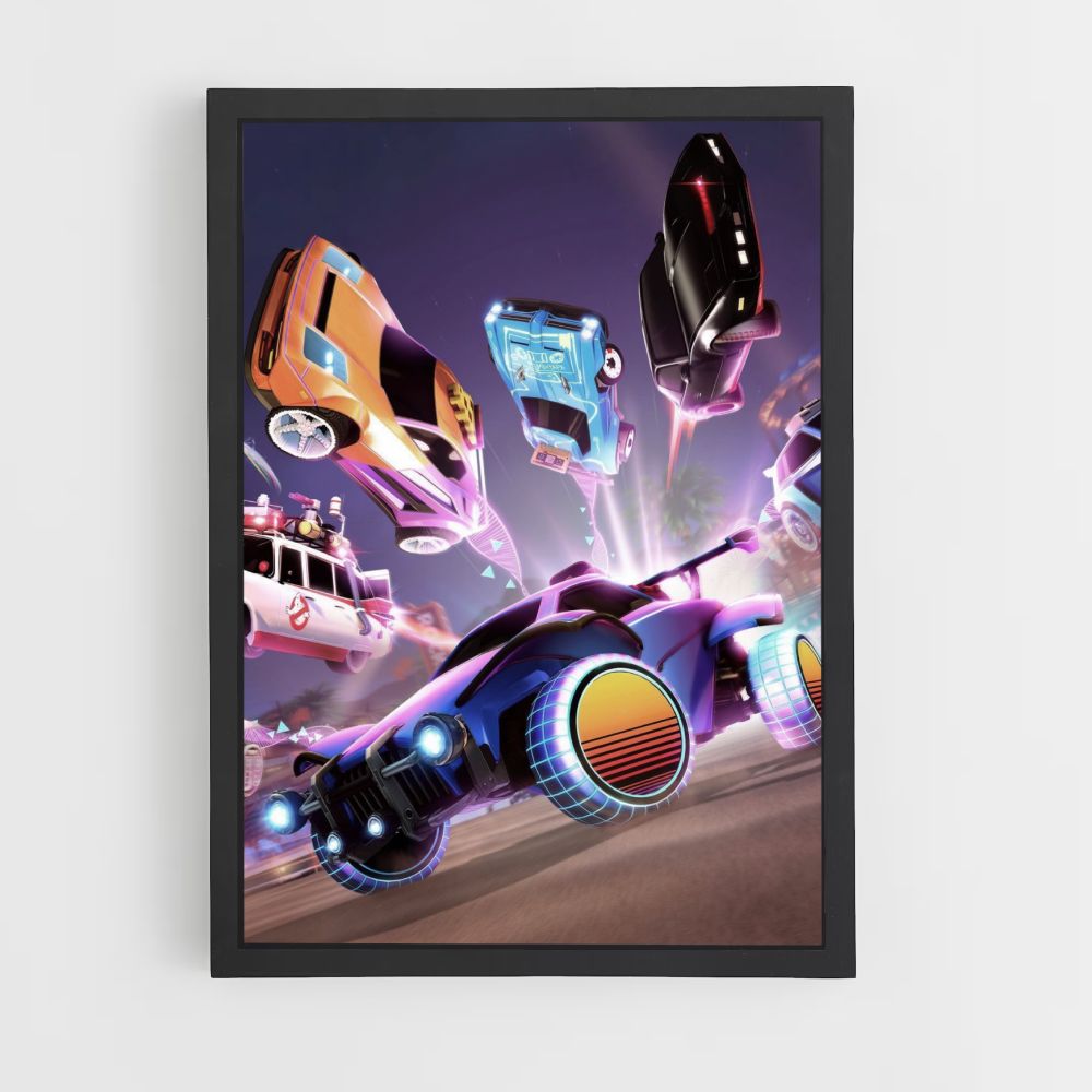 Poster Rocket League-ontwerp