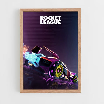 Poster Rocket League-auto