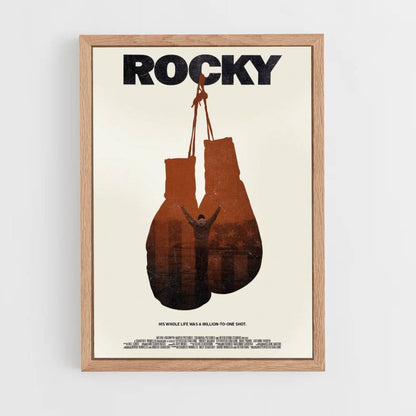 Poster Rocky bokshandschoenen