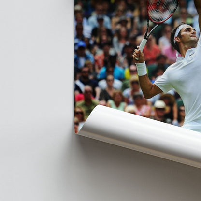 Affiche Rodger Federer schiet