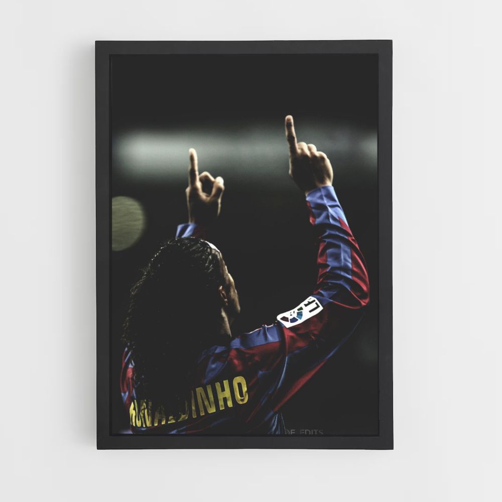 Ronaldinho vingers poster