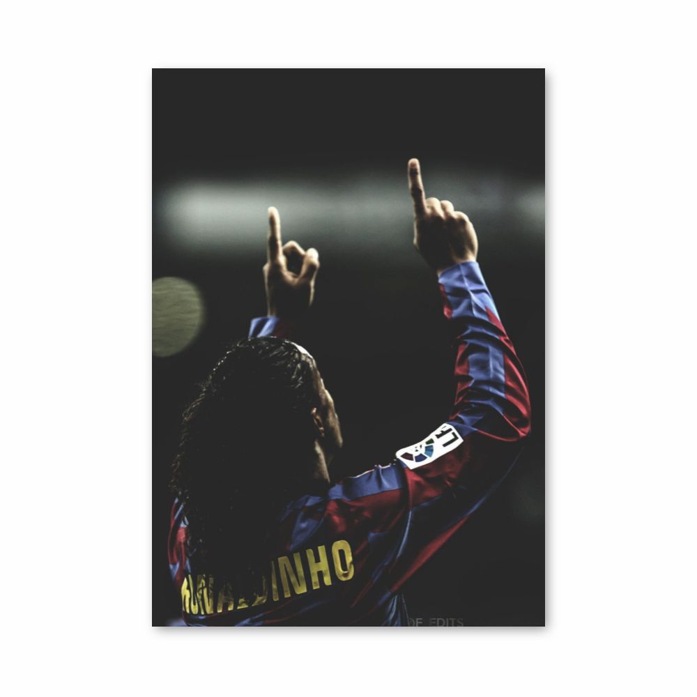 Ronaldinho vingers poster