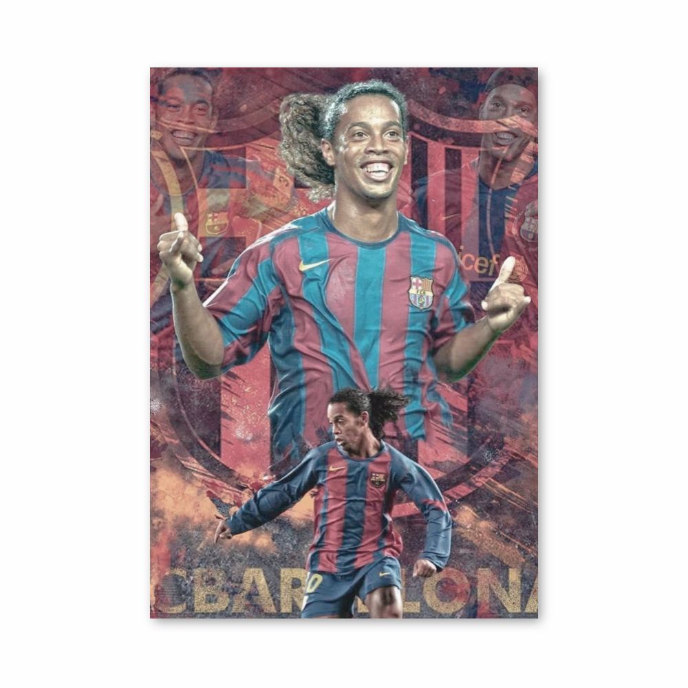 Poster Voetbal Ronaldinho