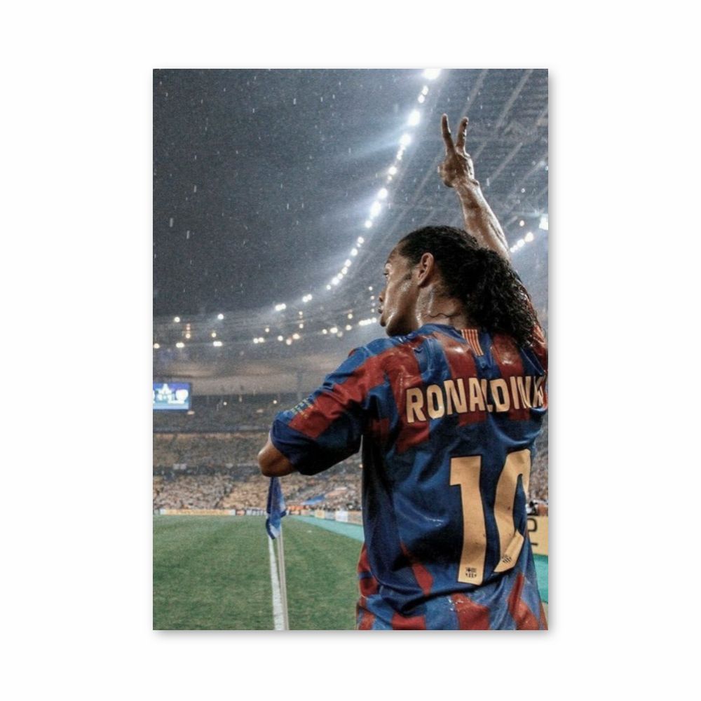 Affiche Ronaldinho Hoek