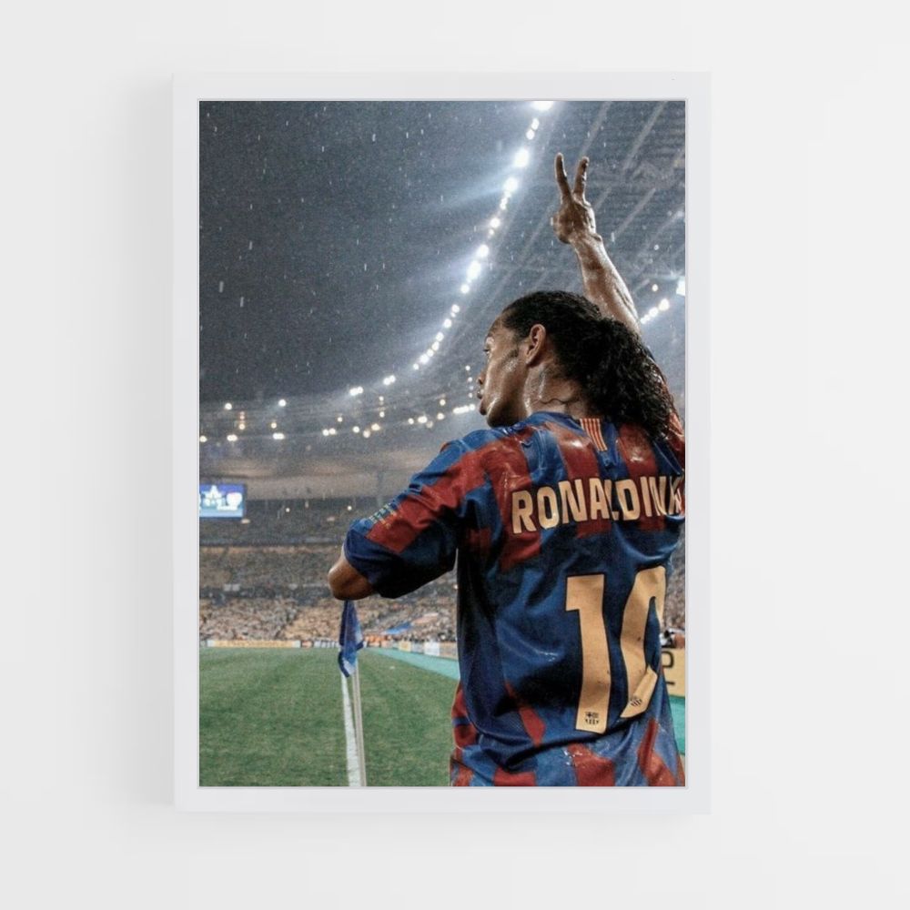 Affiche Ronaldinho Hoek