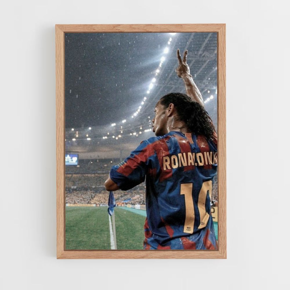 Affiche Ronaldinho Hoek