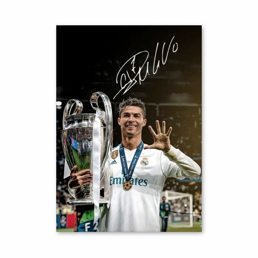 Poster Christiano-handtekening