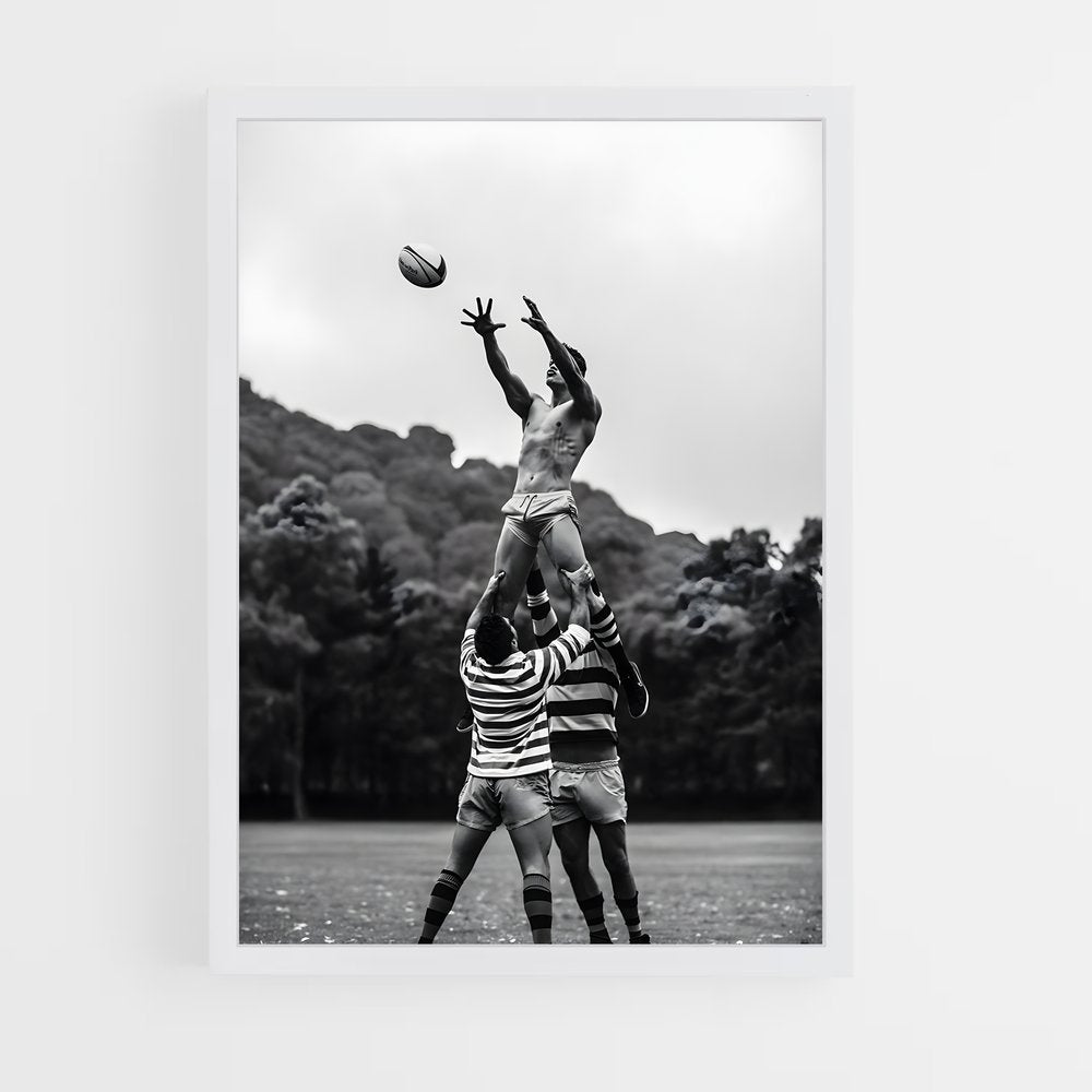 rugby-1 cadre Blanc