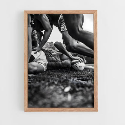 rugby-7 cadre Bois clair