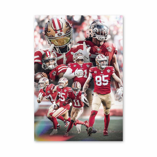 San Francisco 49ers teamposter