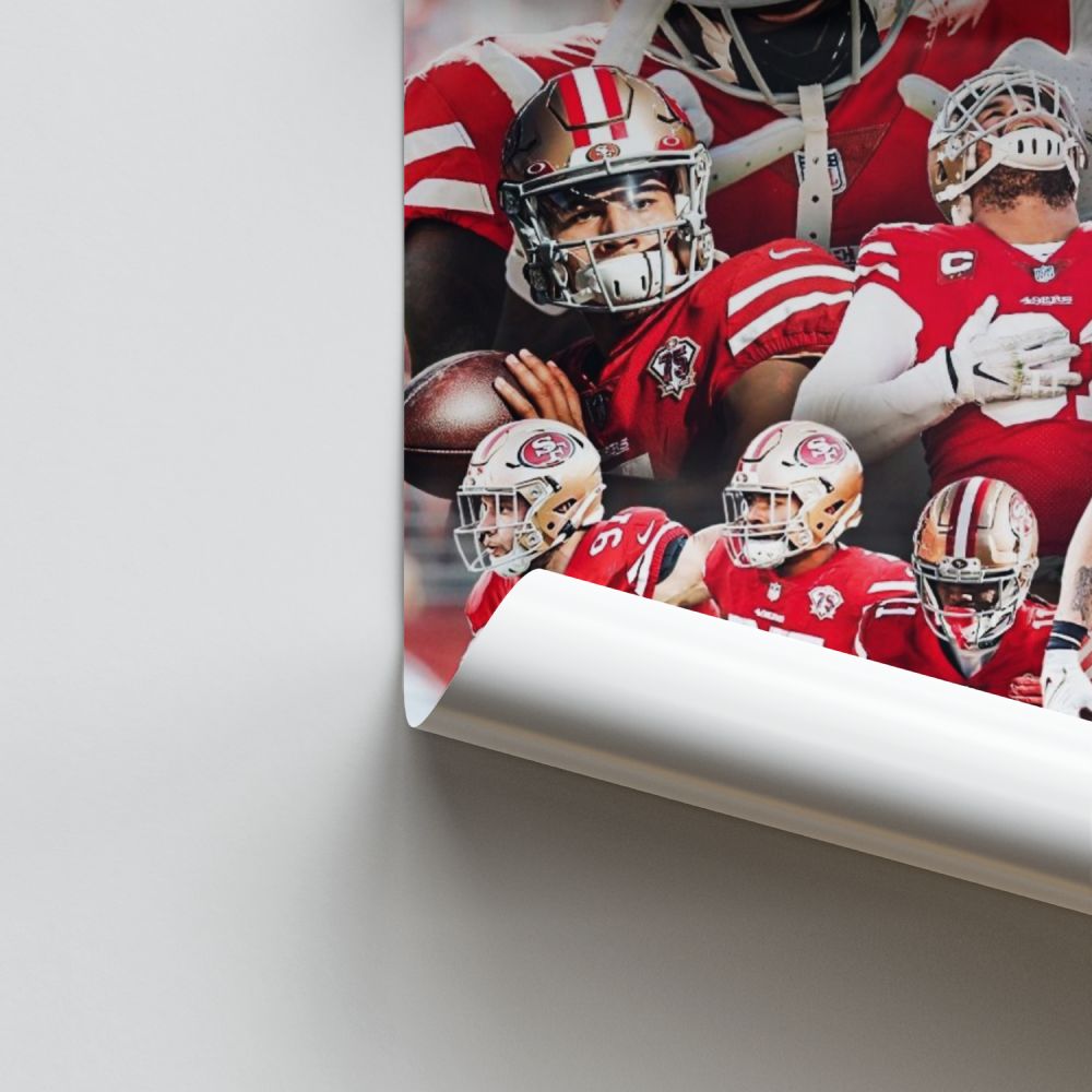 San Francisco 49ers teamposter