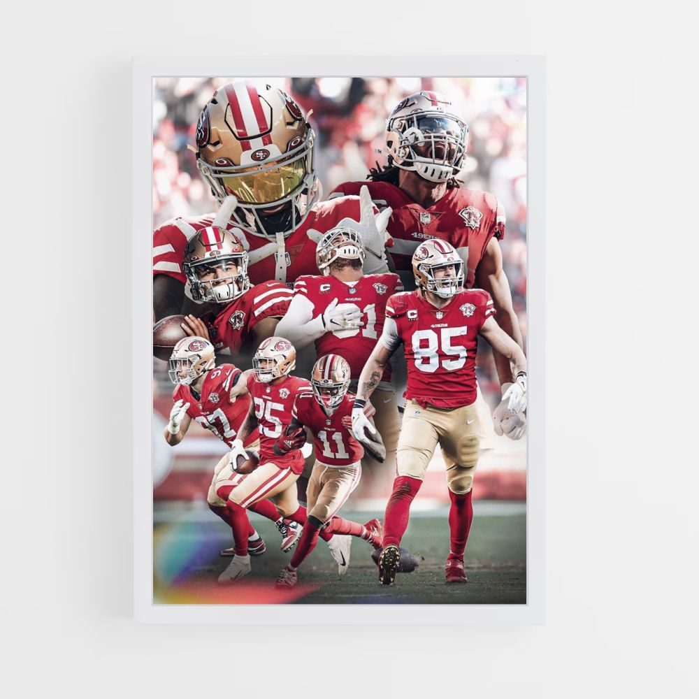 San Francisco 49ers teamposter