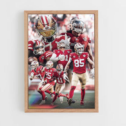 San Francisco 49ers teamposter