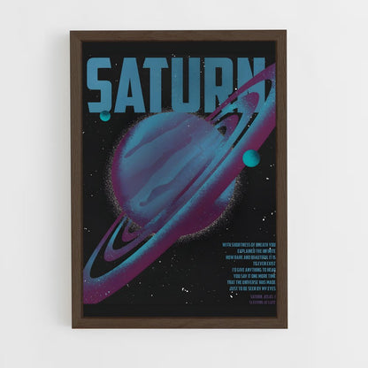 saturn-10 cadre Bois foncé