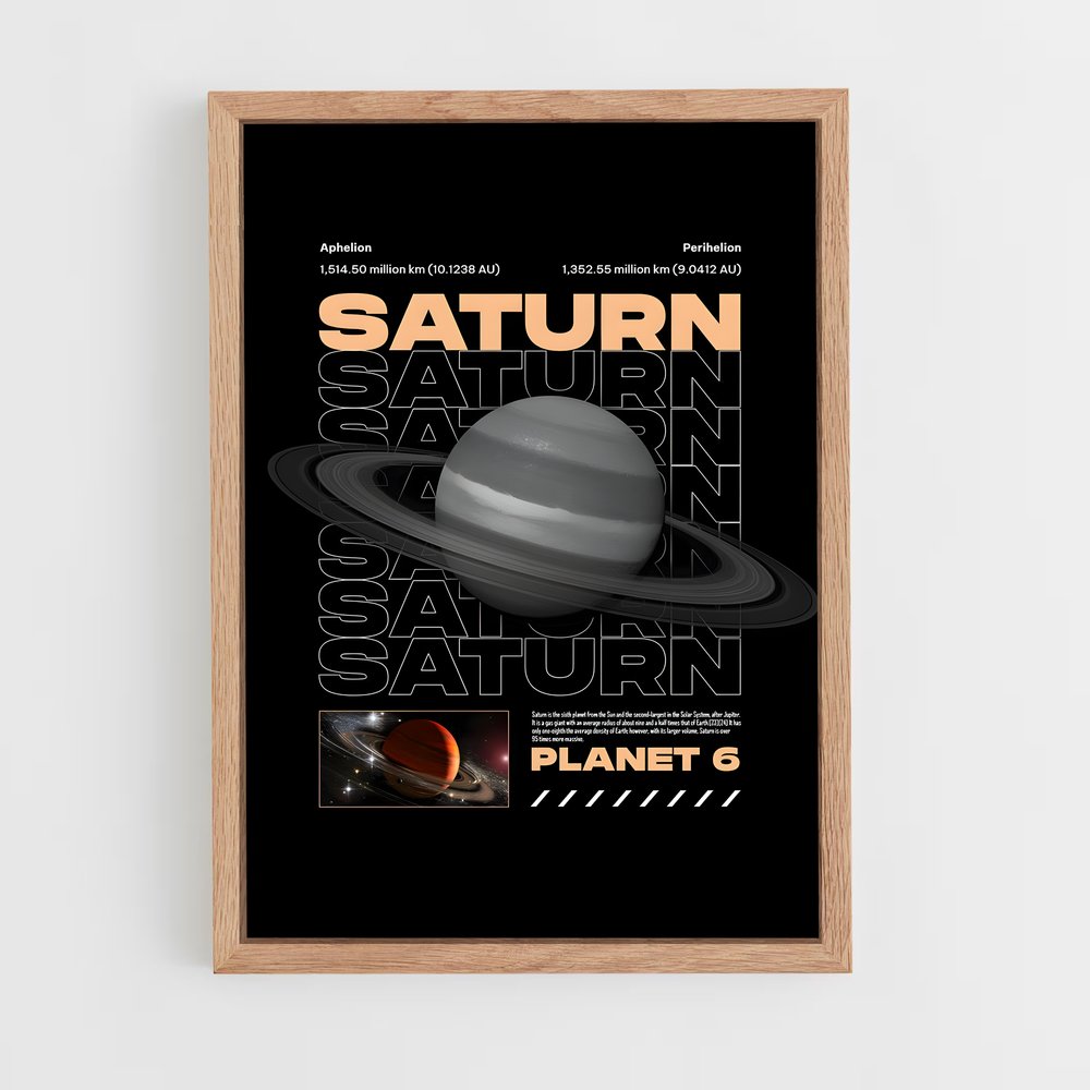 saturn-17 cadre Bois clair