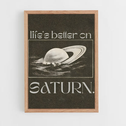 saturn-8 cadre Bois clair