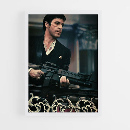 Scarface machinepistoolposter