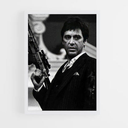 Poster Scarface Zwart en Wit