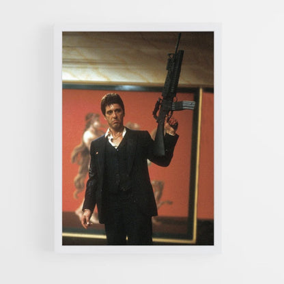 Poster Scarface schieten