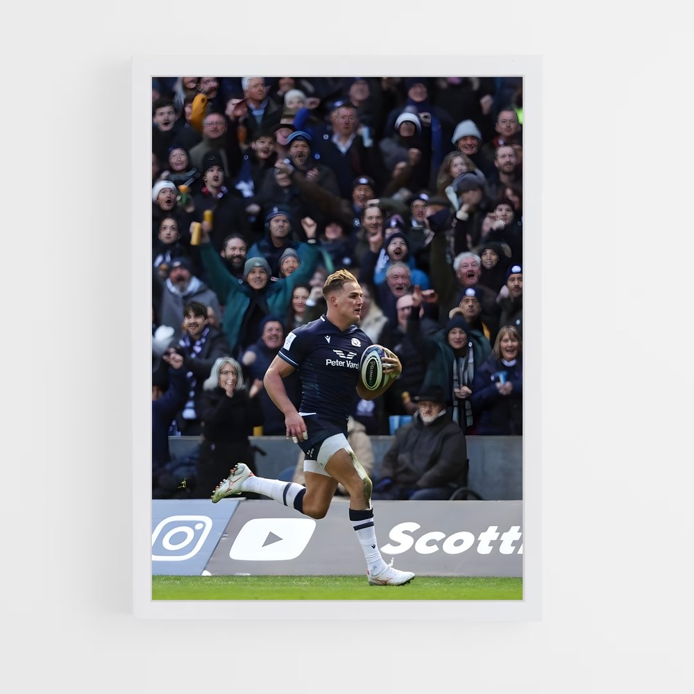 scotland-rugby-12 cadre Blanc