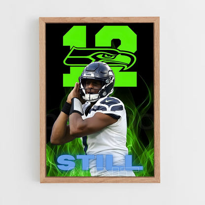 seahawks-19 cadre Bois clair