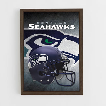seahawks-2 cadre Bois foncé