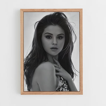 selena-gomez-2 cadre Bois clair