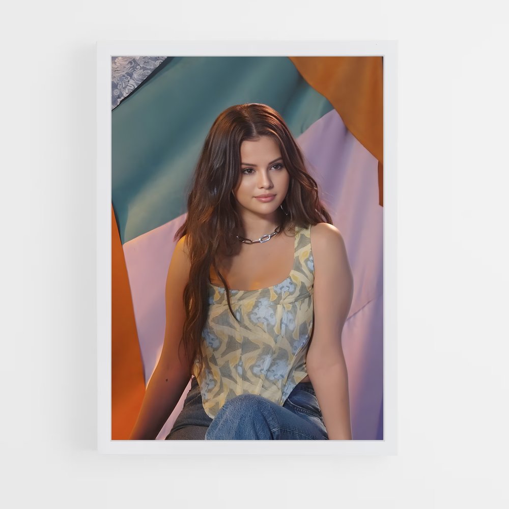 selena-gomez-6 cadre Blanc