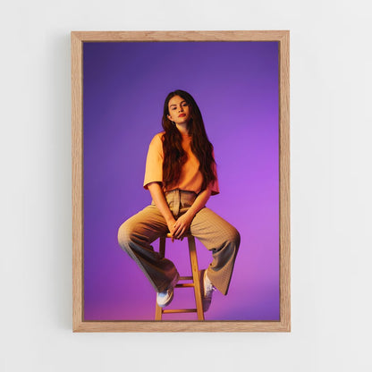 selena-gomez-9 cadre Bois clair