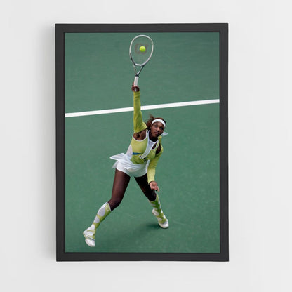 Poster Serena Williams Groen