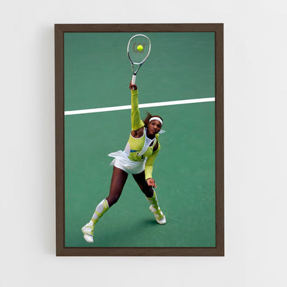 serena-williams-6 cadre Bois foncé