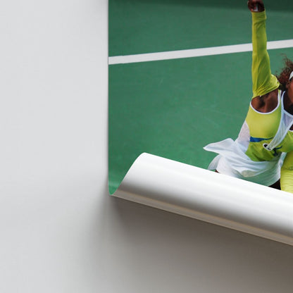 Poster Serena Williams Groen