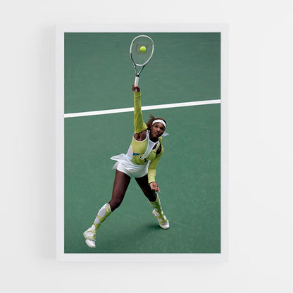 Poster Serena Williams Groen