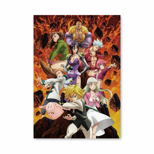 Poster Nanatsu geen Taizai-gevecht