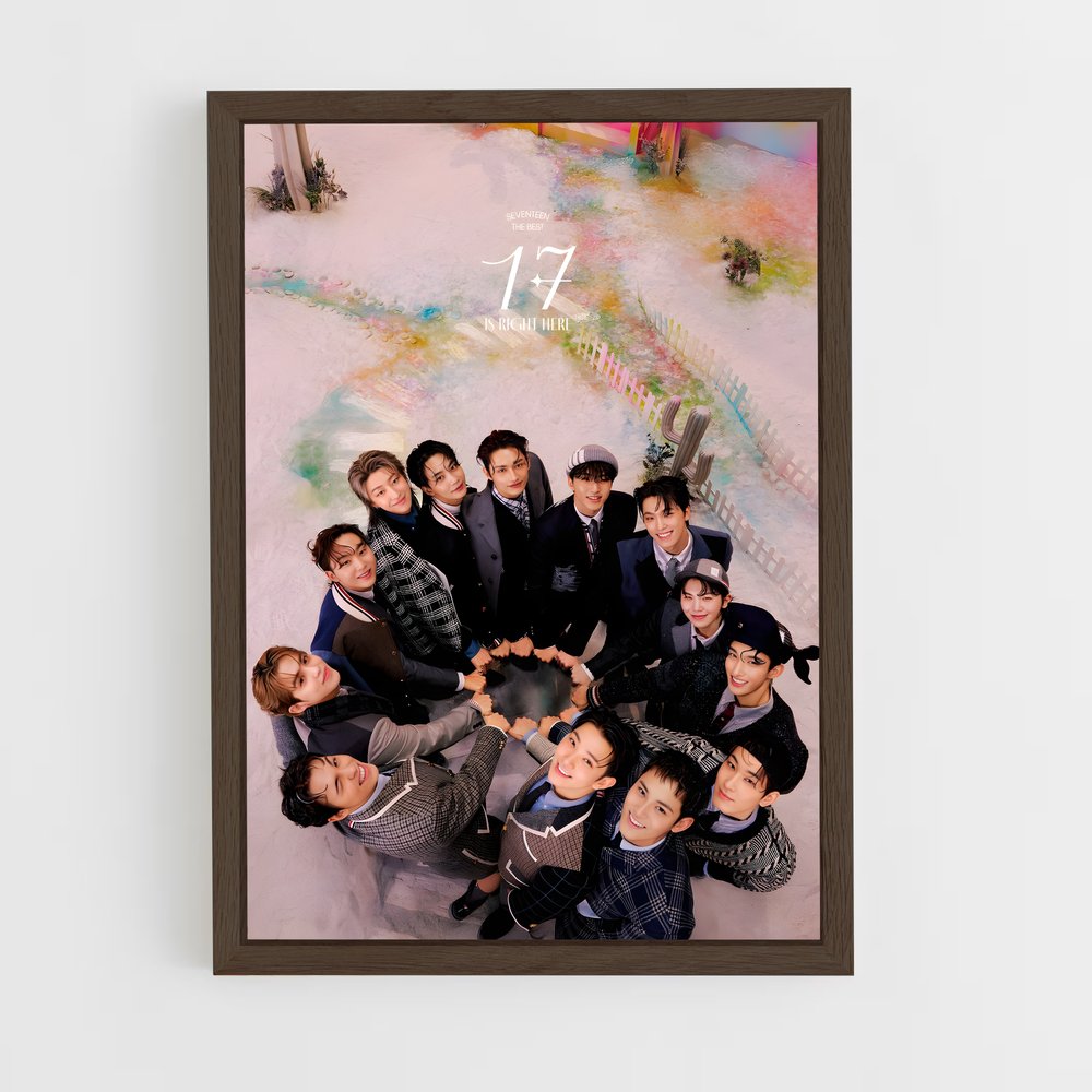 seventeen-2 cadre Bois foncé
