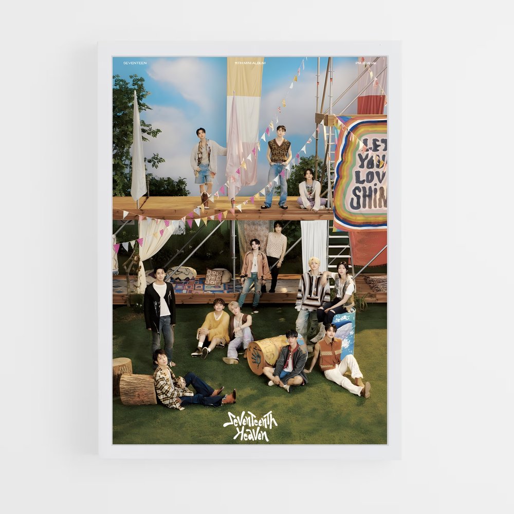 seventeen-20 cadre Blanc