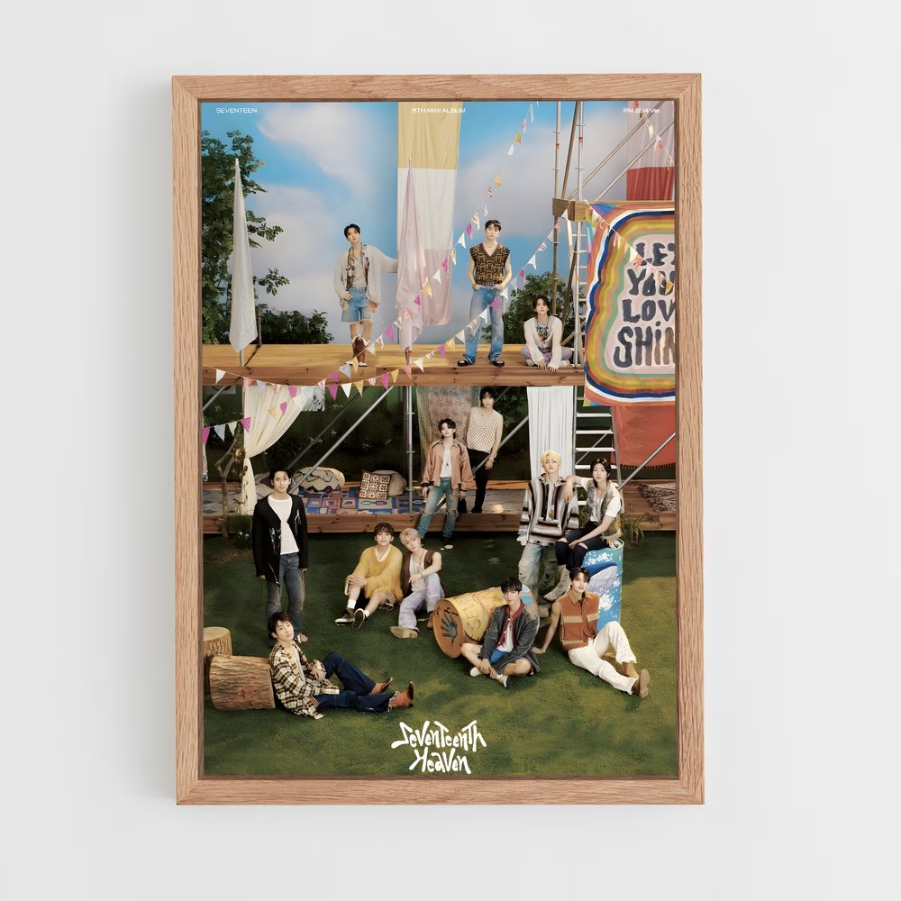 seventeen-20 cadre Bois clair