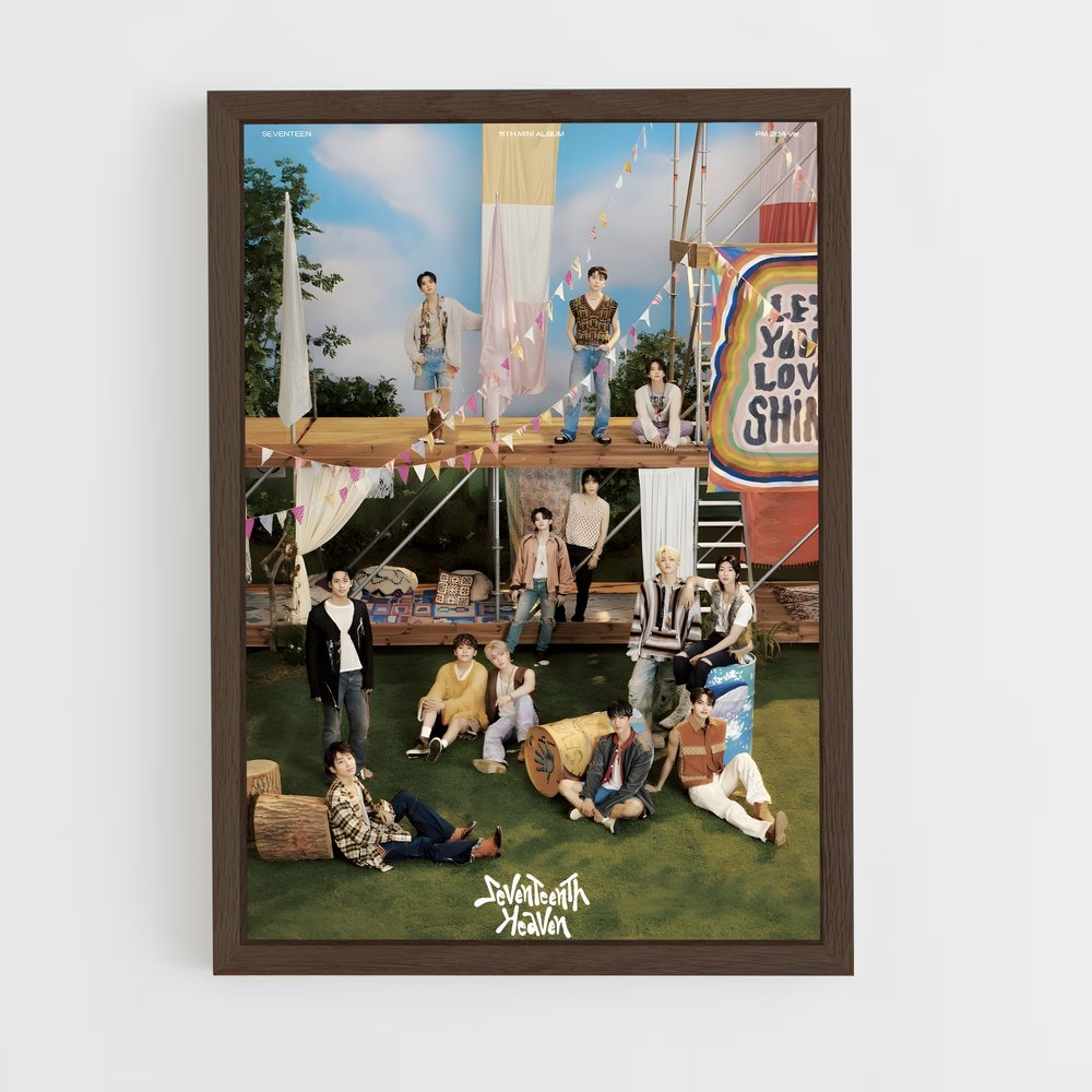 seventeen-20 cadre Bois foncé
