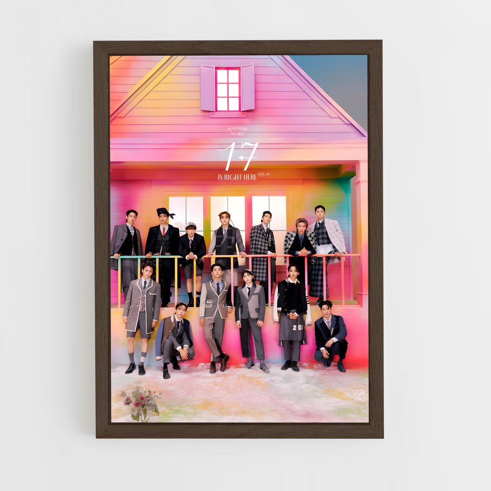 seventeen-6 cadre Bois foncé