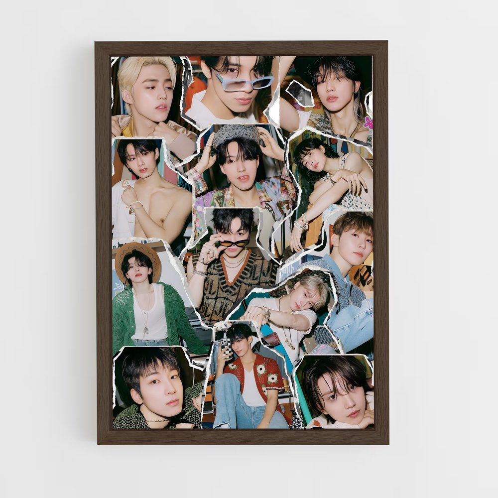 seventeen-8 cadre Bois foncé