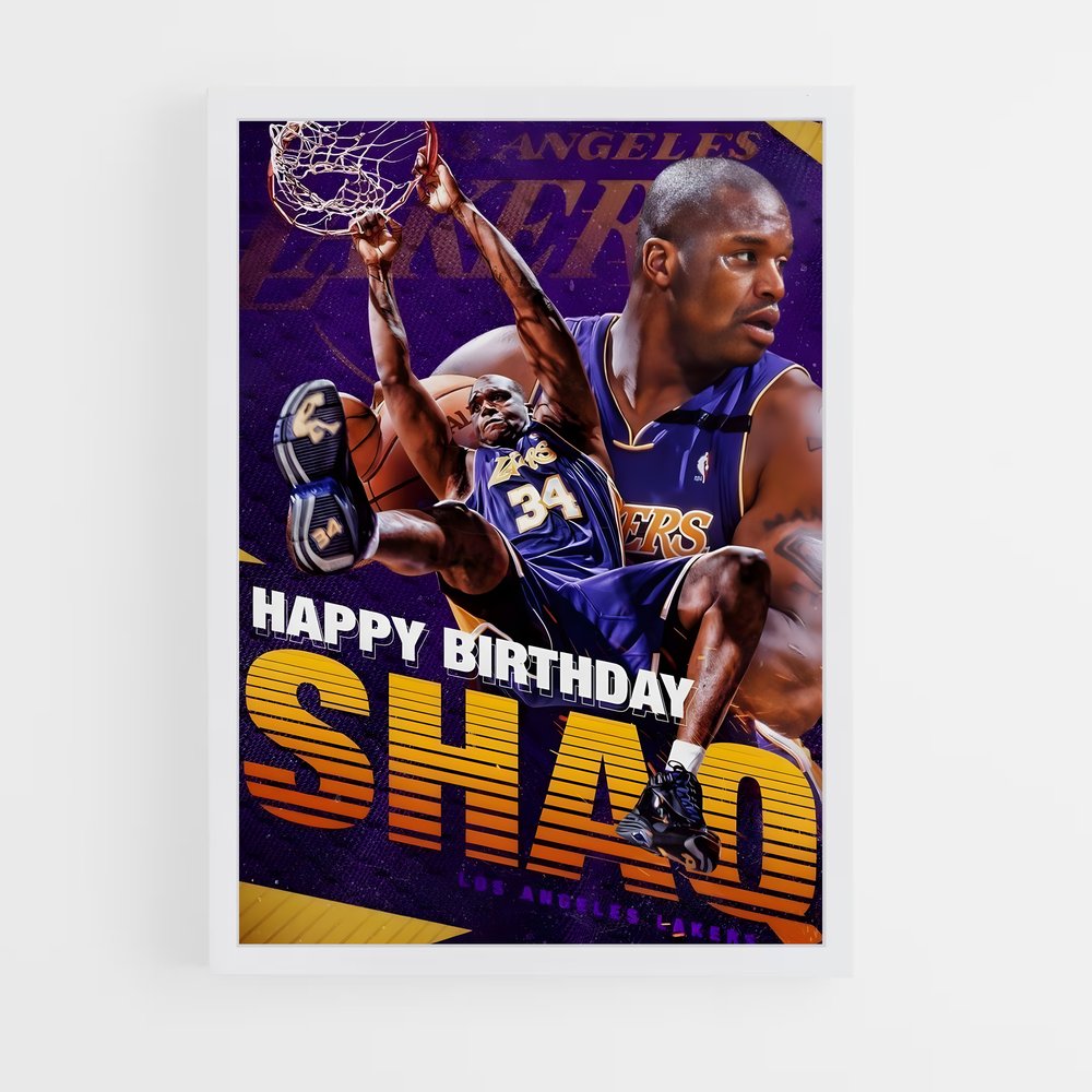 shaquille-oneal-3 cadre Blanc