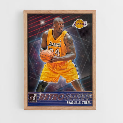 shaquille-oneal-5 cadre Bois clair