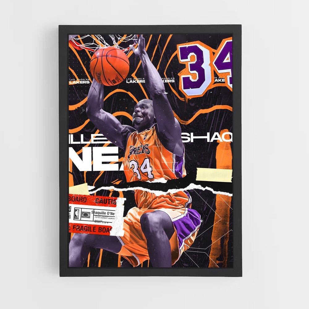 shaquille-oneal-6 cadre Noir