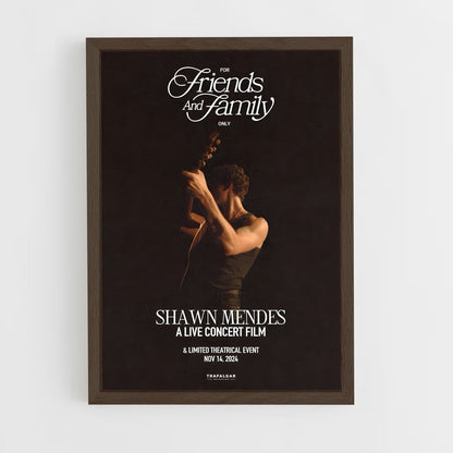 shawn-mendes-7 cadre Bois foncé