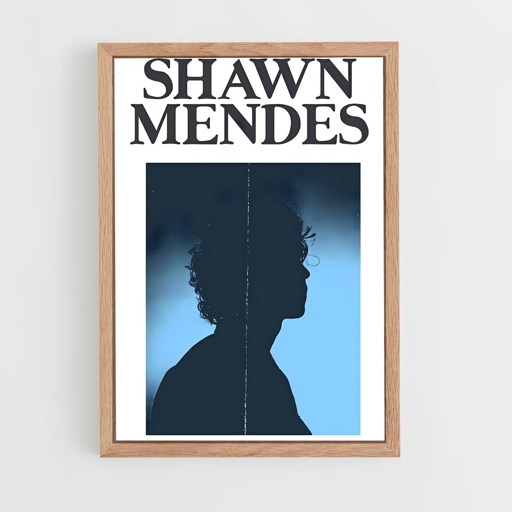 shawn-mendes-9 cadre Bois clair