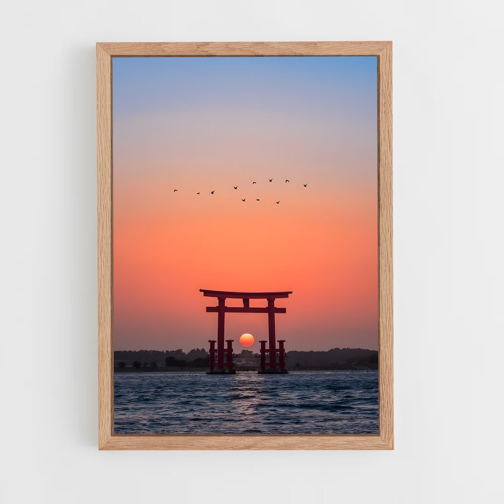 shinto-7 cadre Bois clair