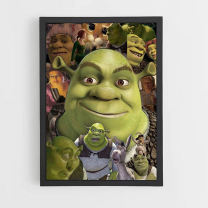 Poster Shrek-collage