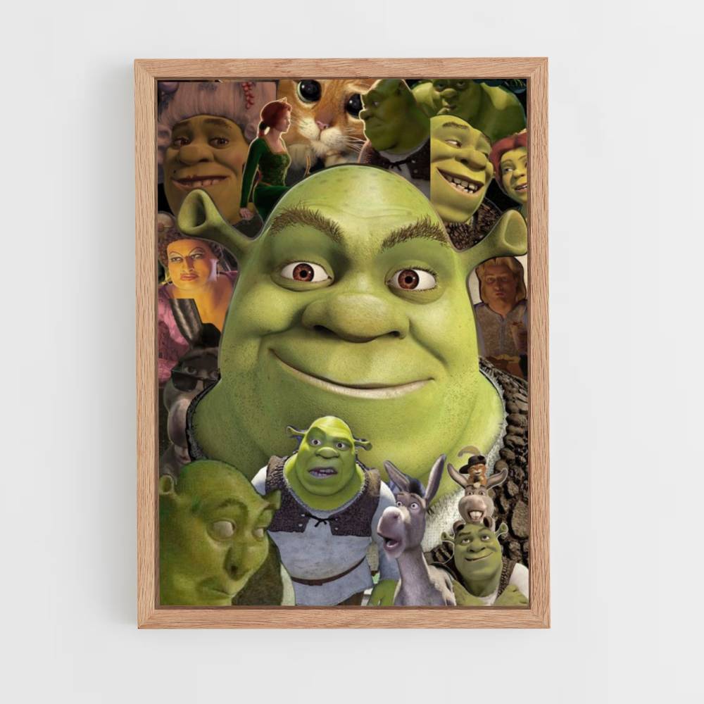 Poster Shrek-collage