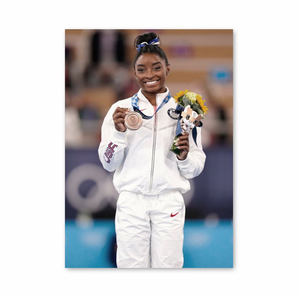 Poster Simone Biles-medaille