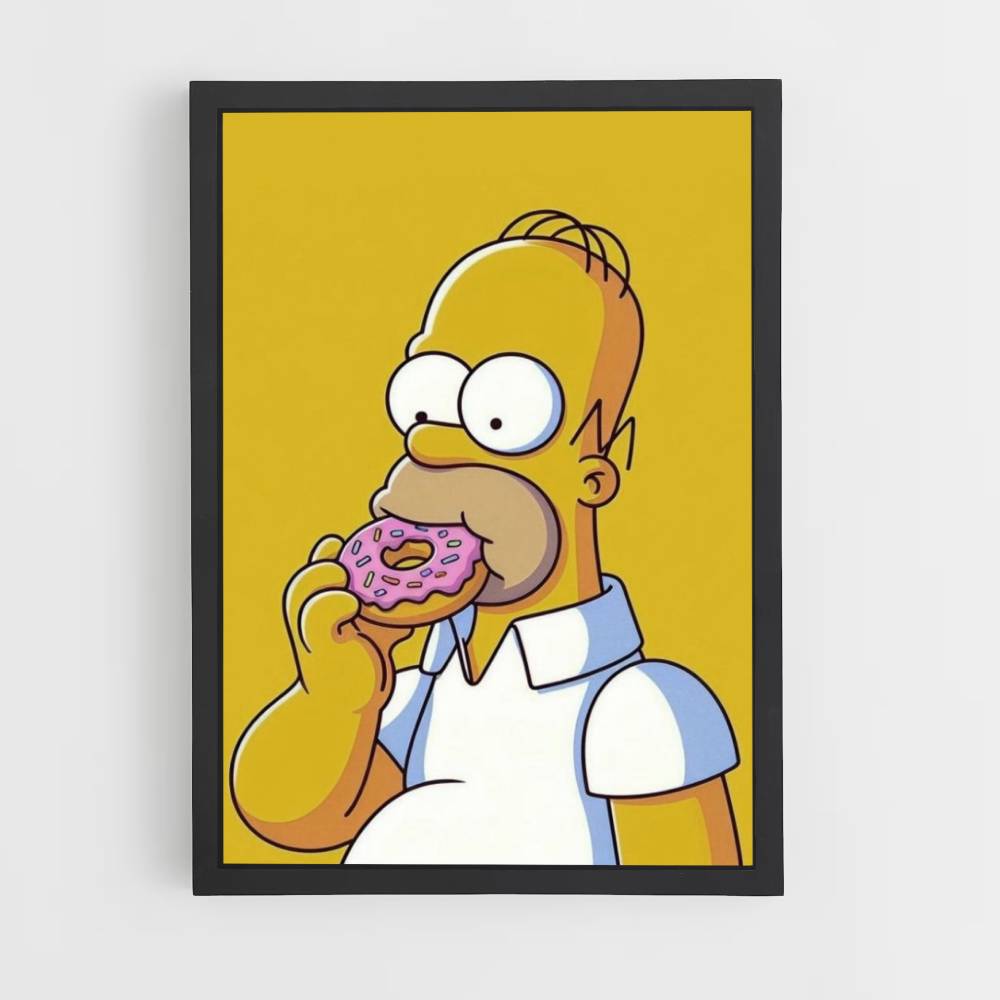 Homer Donut-poster